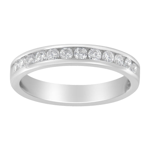 14K White Gold 1.5CTW Diamond Band Ring