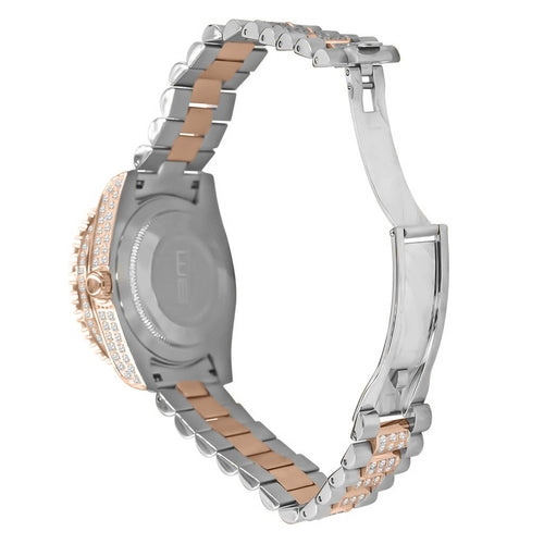 Steel CZ Watch Unisex