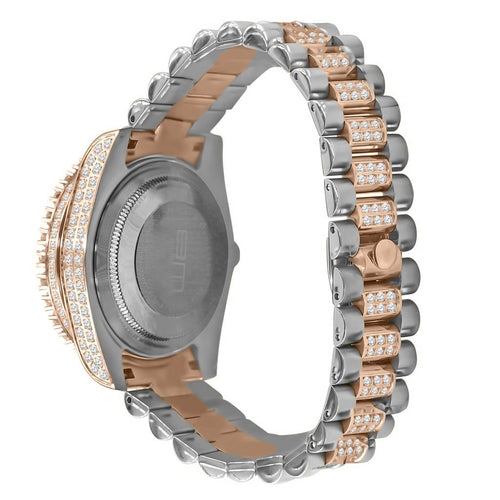 Steel CZ Watch Unisex