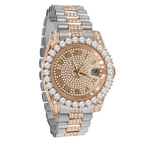 Steel CZ Watch Unisex