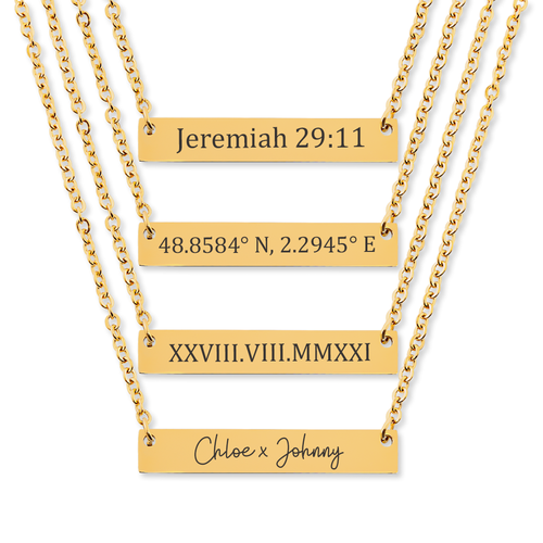 Customizable Necklace w/ Plate