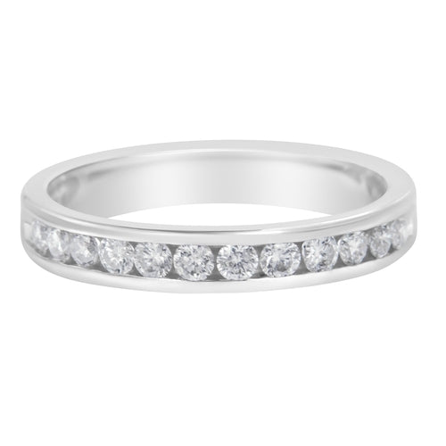 14K White Gold 1.5CTW Diamond Band Ring