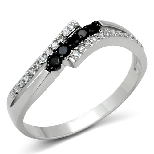 Rhodium + Ruthenium Brass Ring-AAA Grade