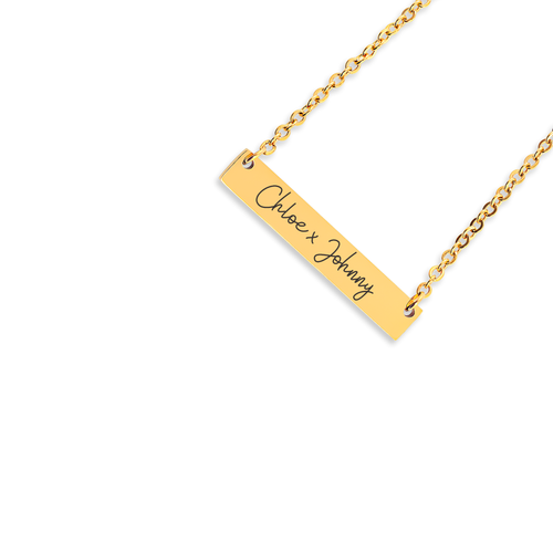 Customizable Necklace w/ Plate
