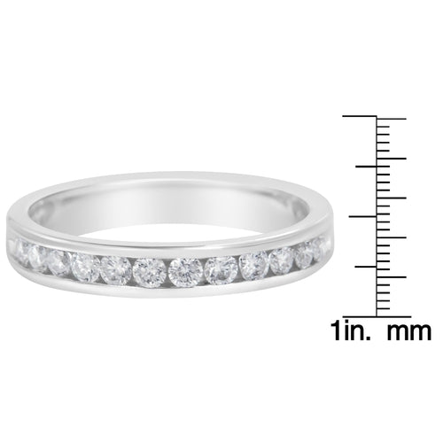 14K White Gold 1.5CTW Diamond Band Ring