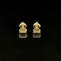 Moissanite 0.50CT Gold Earrings