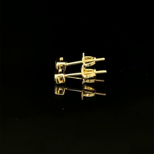 Moissanite 0.50CT Gold Earrings