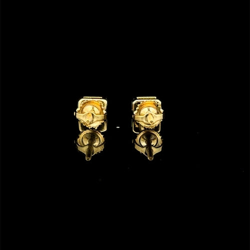 Moissanite 0.50CT Gold Earrings