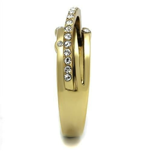 IP Gold Stainless Steel Ring-Top Grade