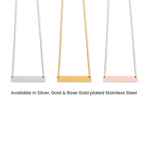 Customizable Necklace w/ Plate