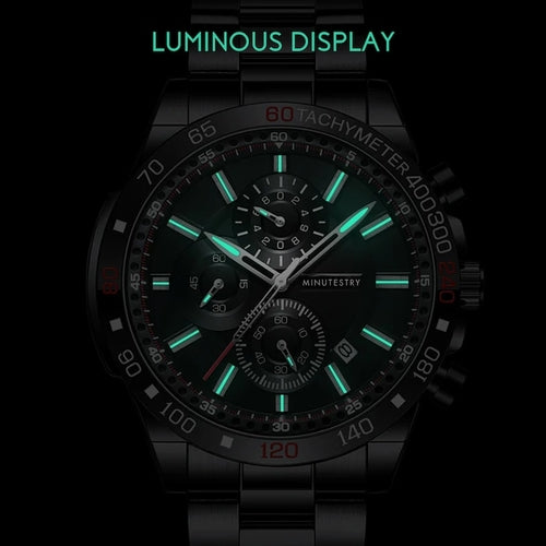 Personalized Mens Silver Watch